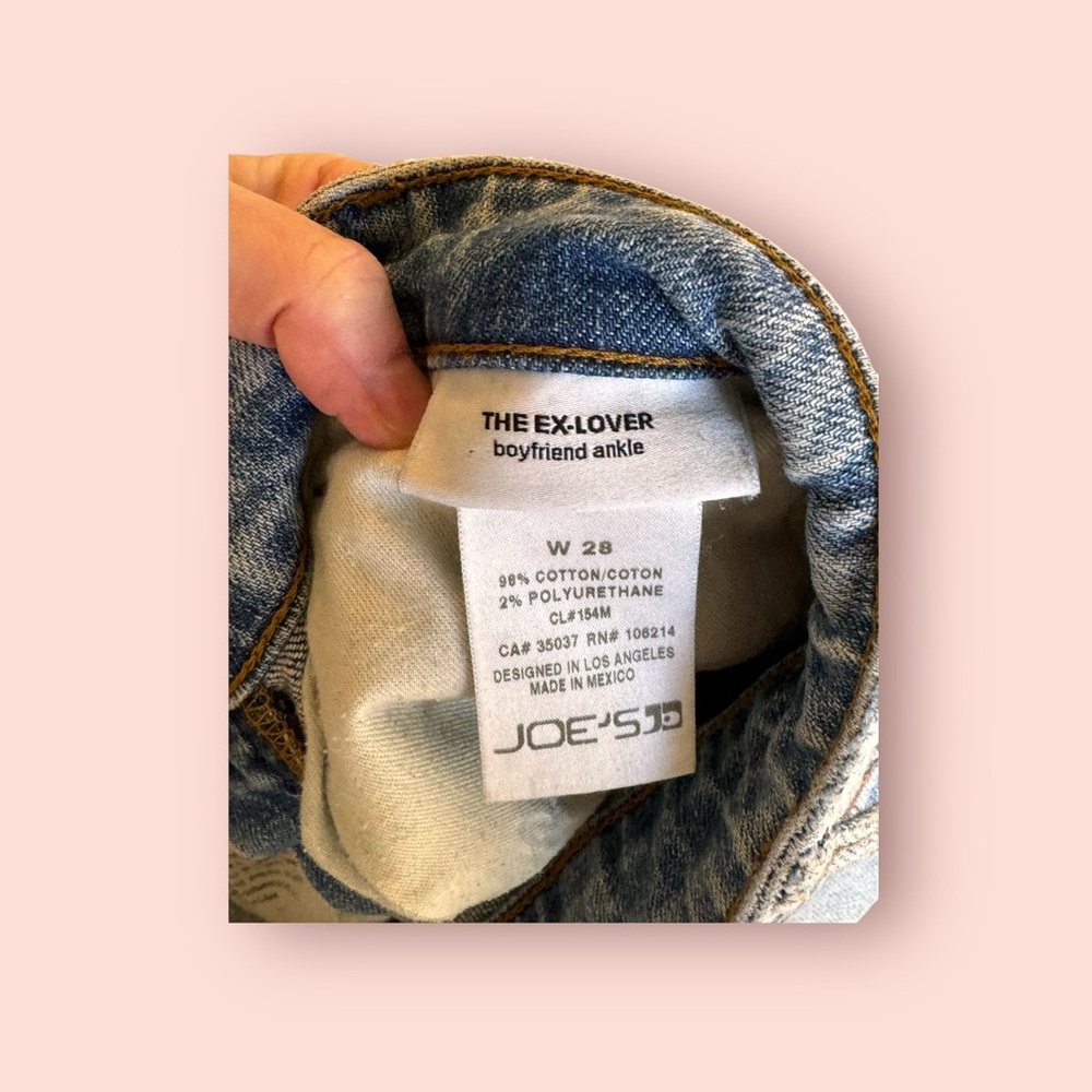 Joe’s Jeans The Ex lover Boyfriend Ankle 28 - Picture 2 of 2